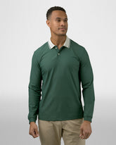 Born To Golf Long Sleeve Textured Polo