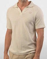 Hazy Day Split Neck Polo