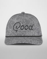 Grey Gloss Rope Hat