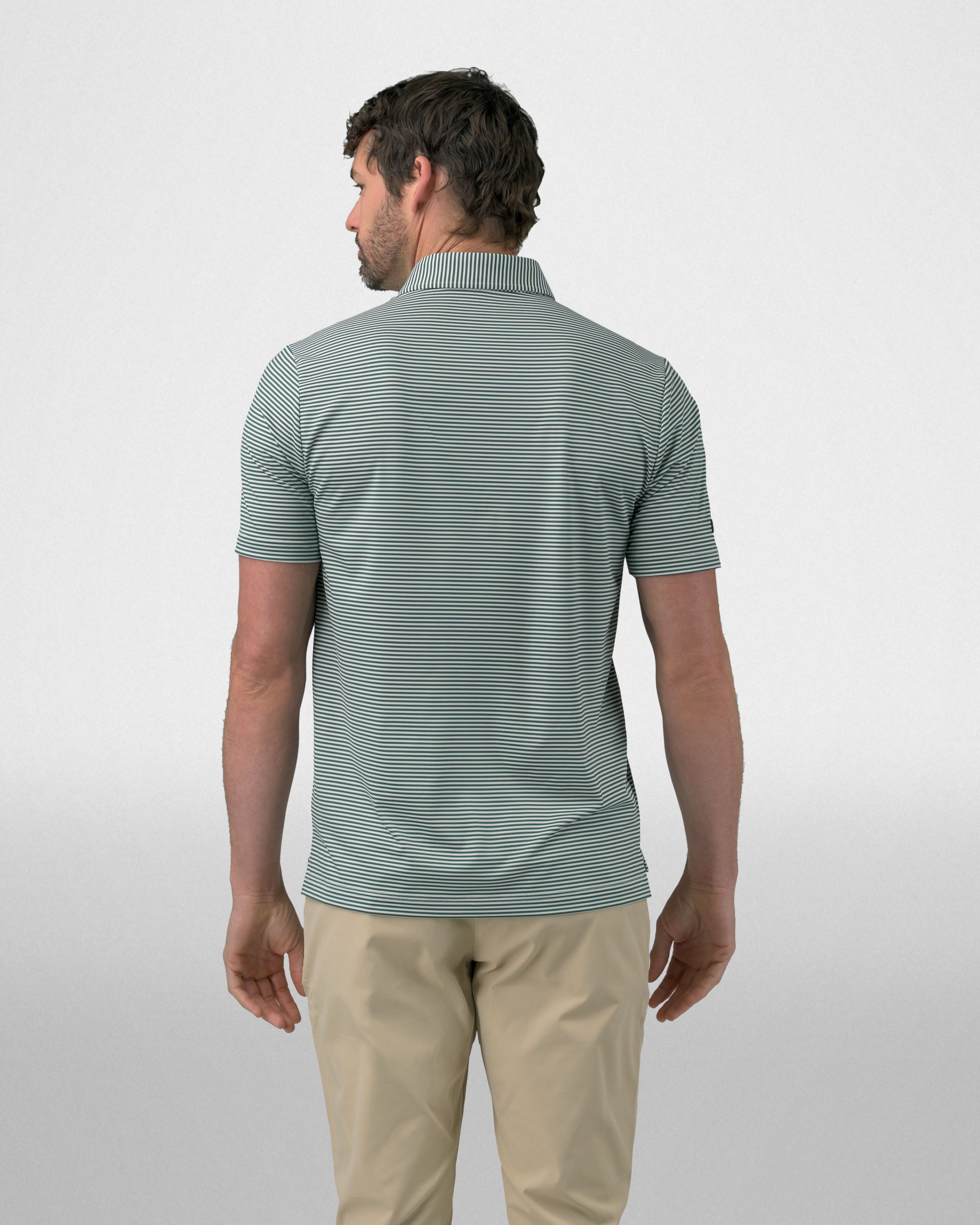 Born To Golf Stripe Polo