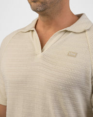Hazy Day Split Neck Polo