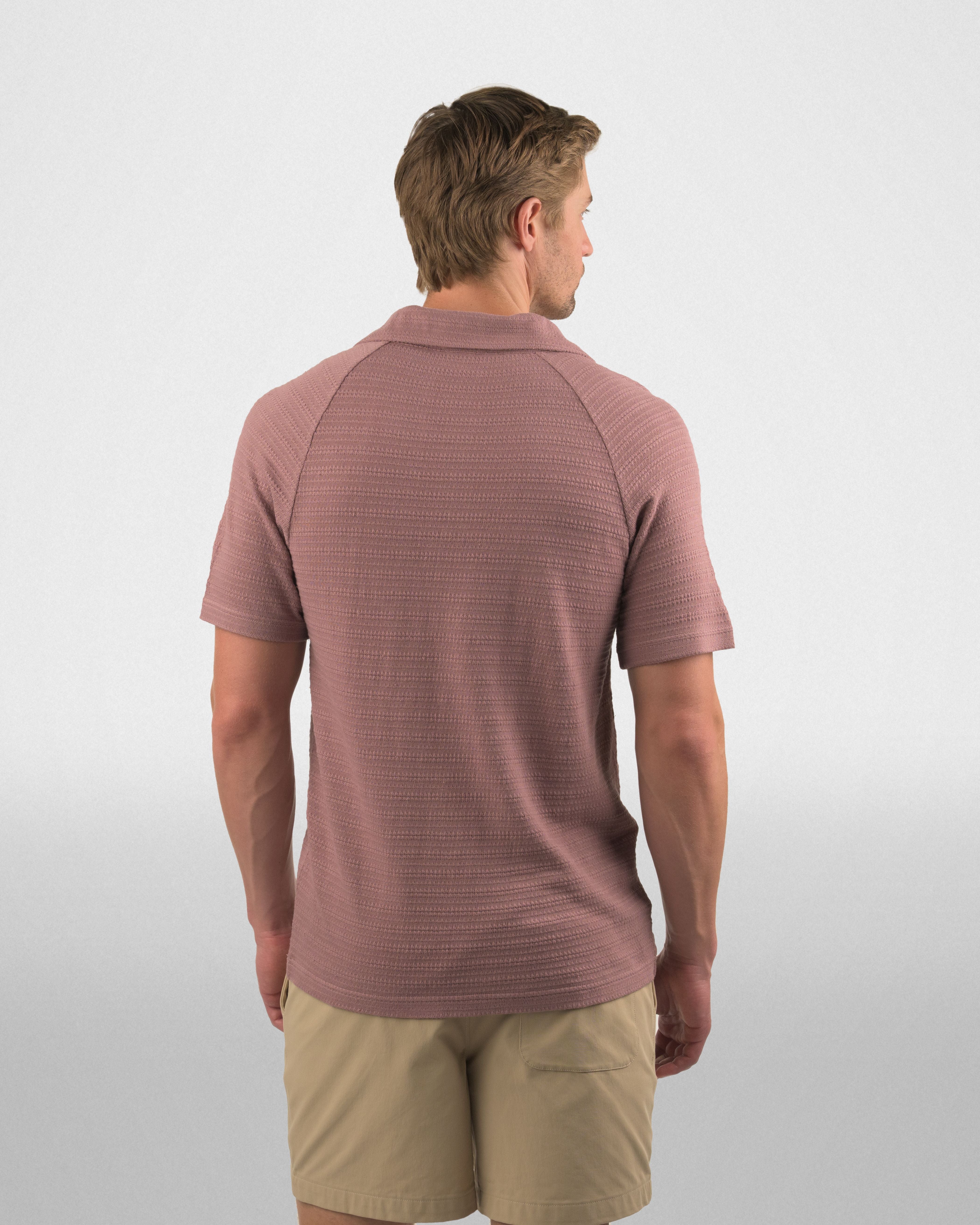 Through The Grapevine Split Neck Polo