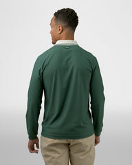Born To Golf Long Sleeve Textured Polo