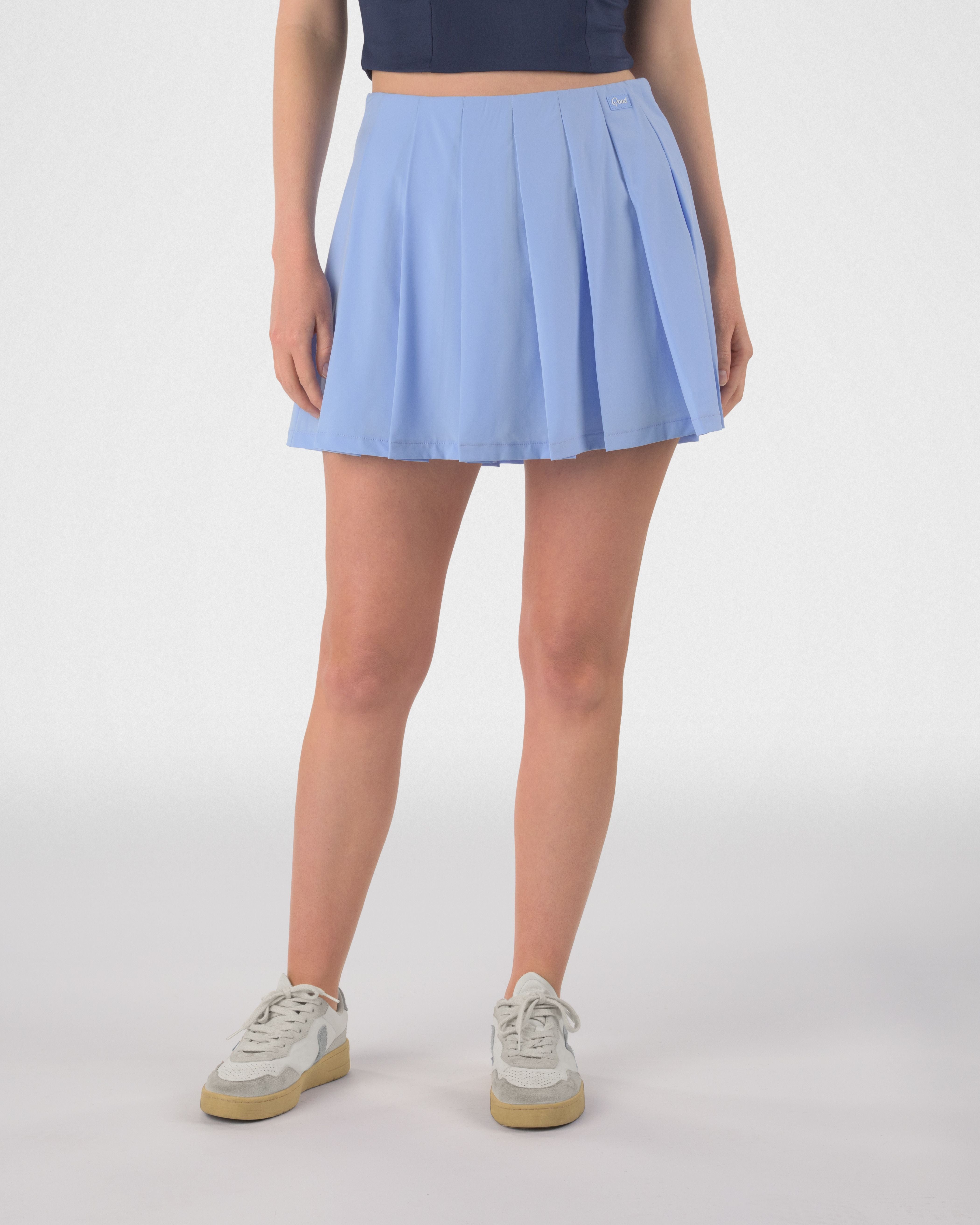 Women's Blueberry Pleated Skirt
