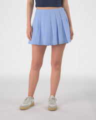 Women's Blueberry Pleated Skirt
