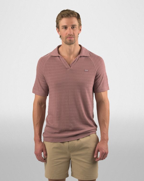Through The Grapevine Split Neck Polo