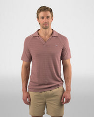 Through The Grapevine Split Neck Polo