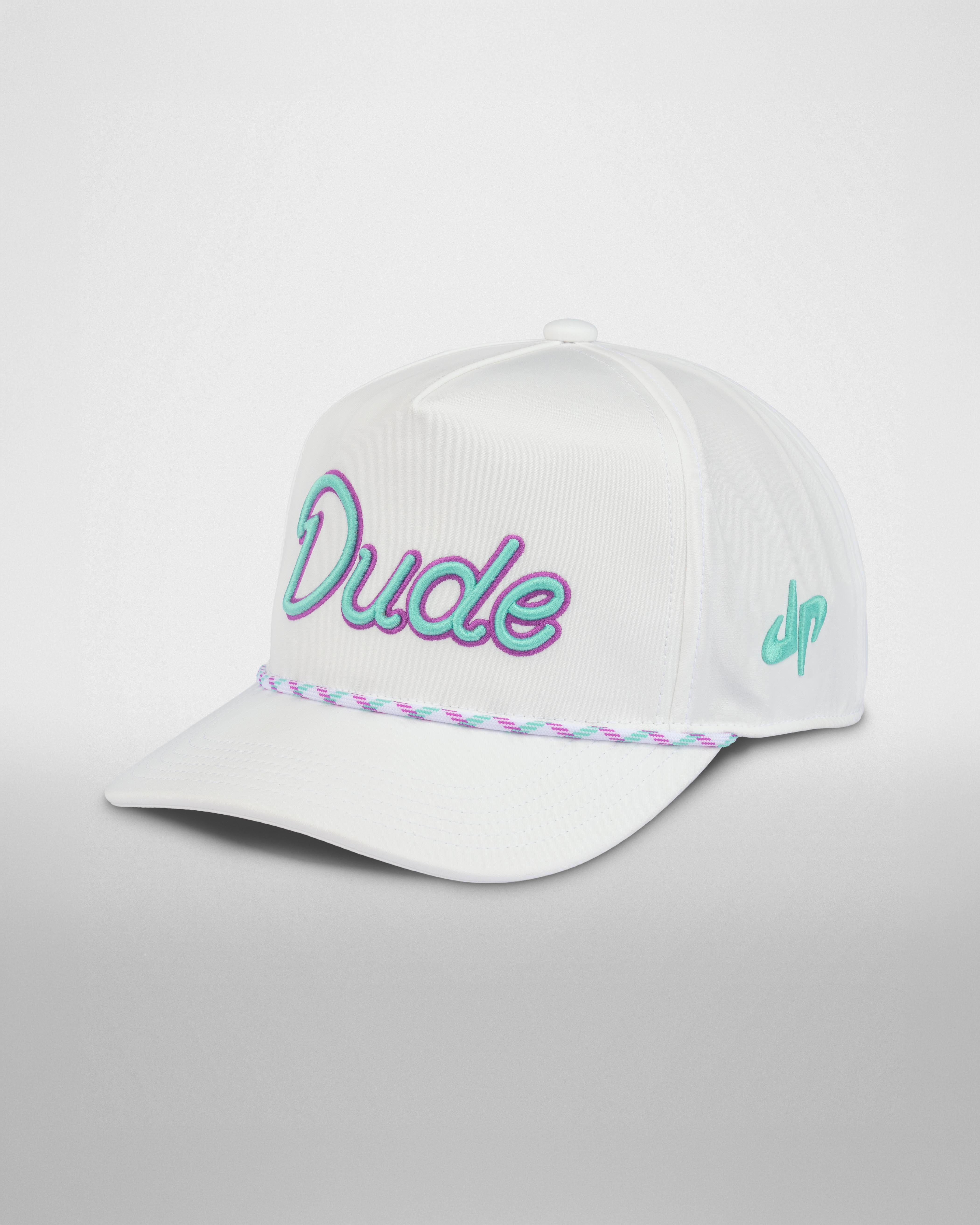 Youth Good Dude White Rope Hat