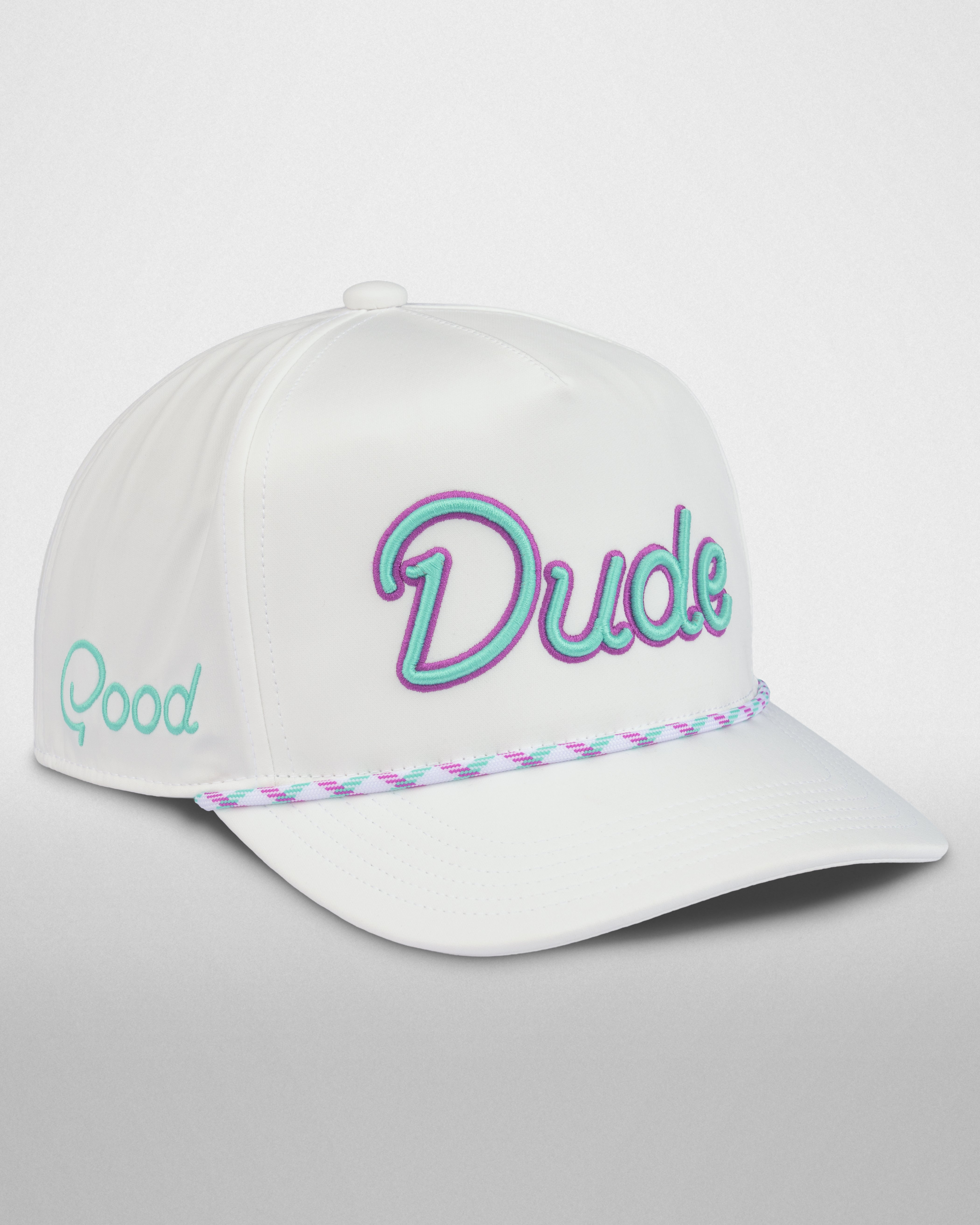 Good Dude White Rope Hat
