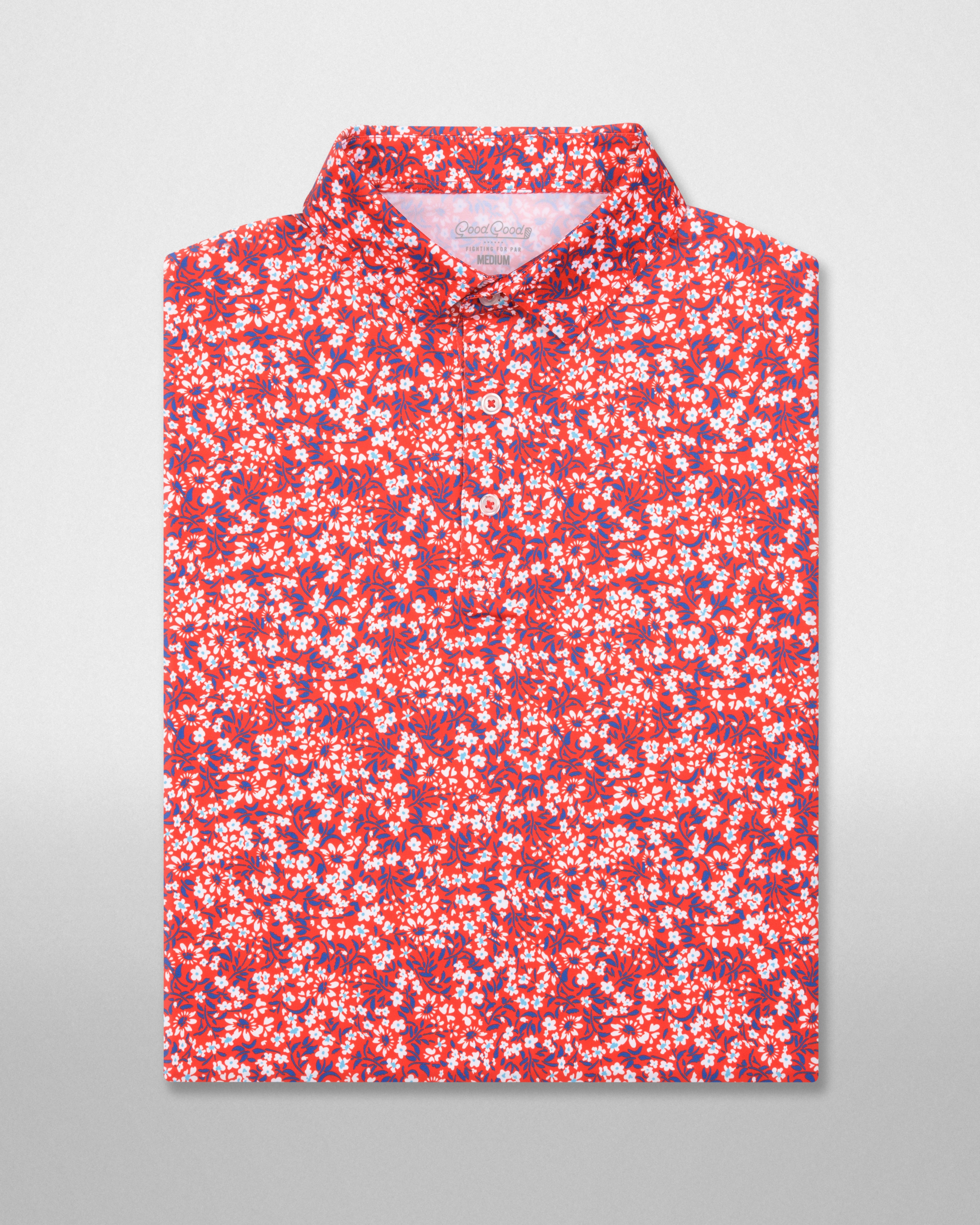 Beachside Floral Polo