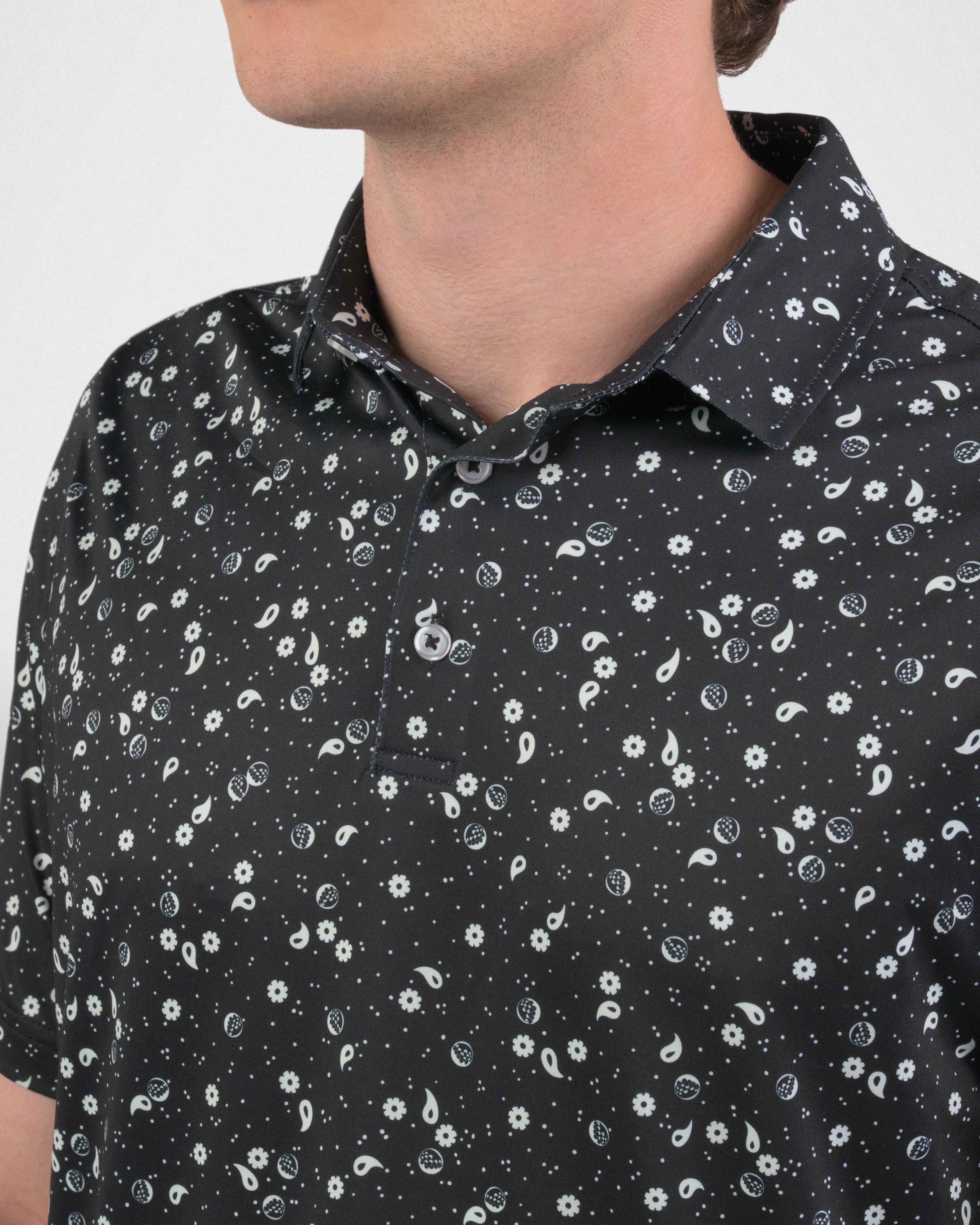 Divot Ditsy Polo