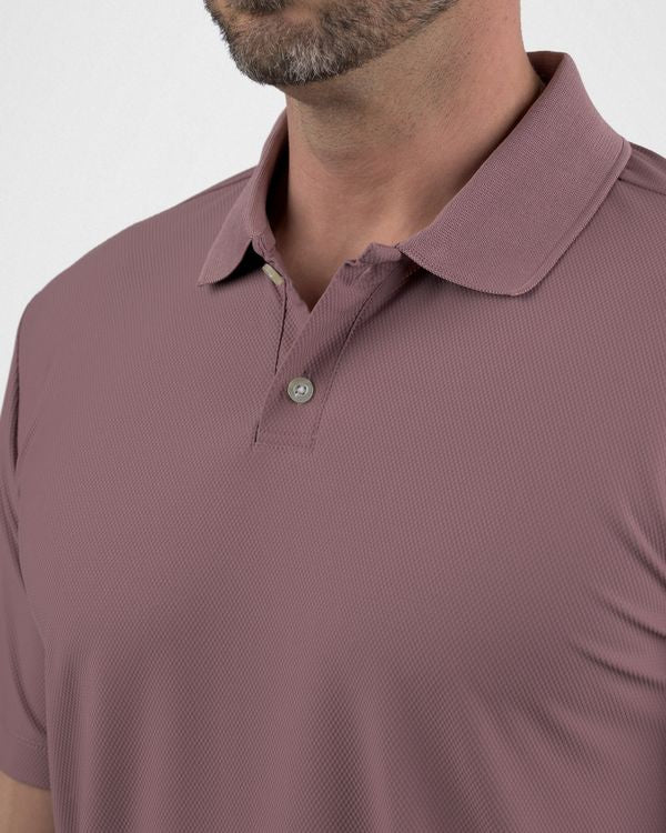 Through The Grapevine Textured Polo