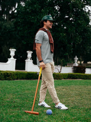 Born To Golf Stripe Polo