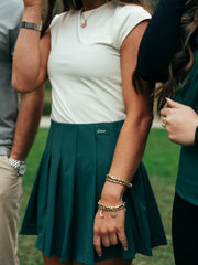 Women's Born To Golf Pleated Skirt