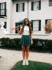 Women's Born To Golf Pleated Skirt
