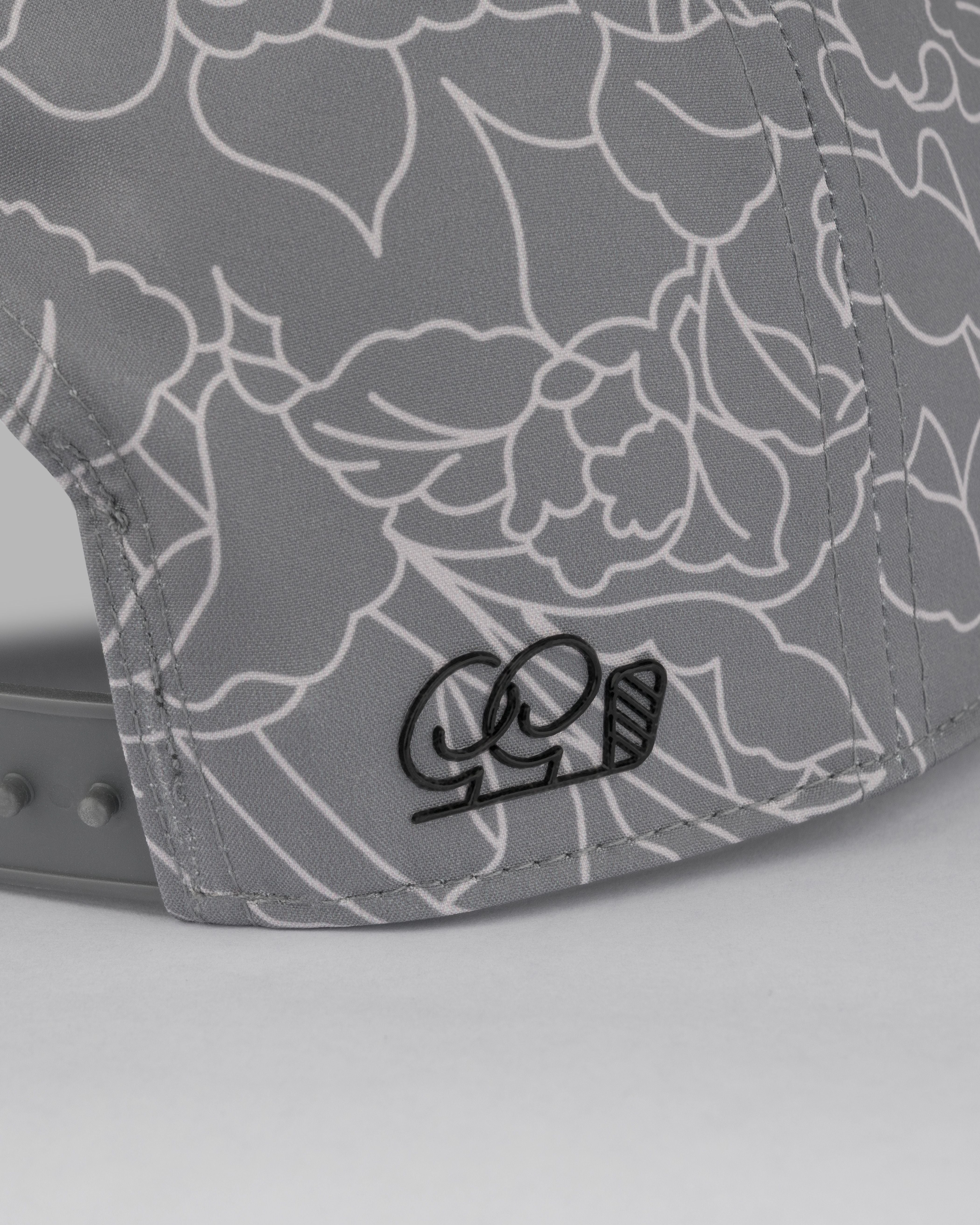 Grey Gloss Rope Hat