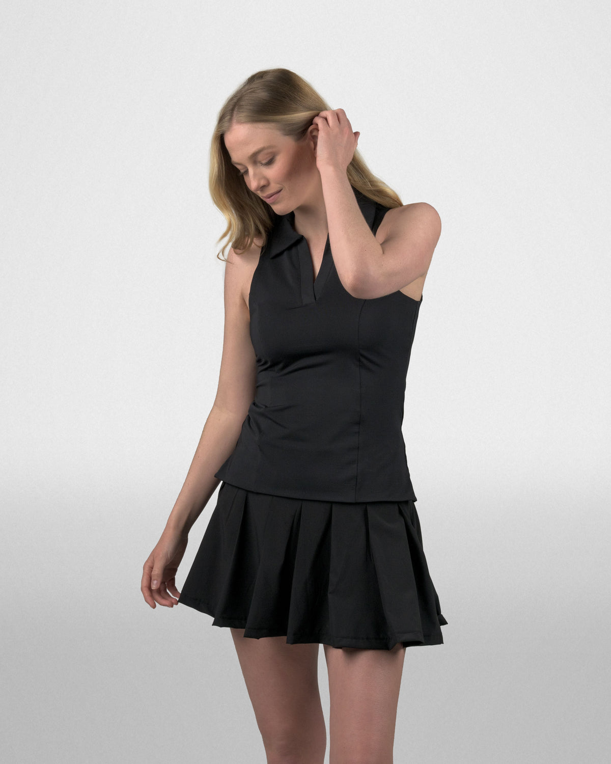 Women's Drive Sleeveless Split Neck Polo