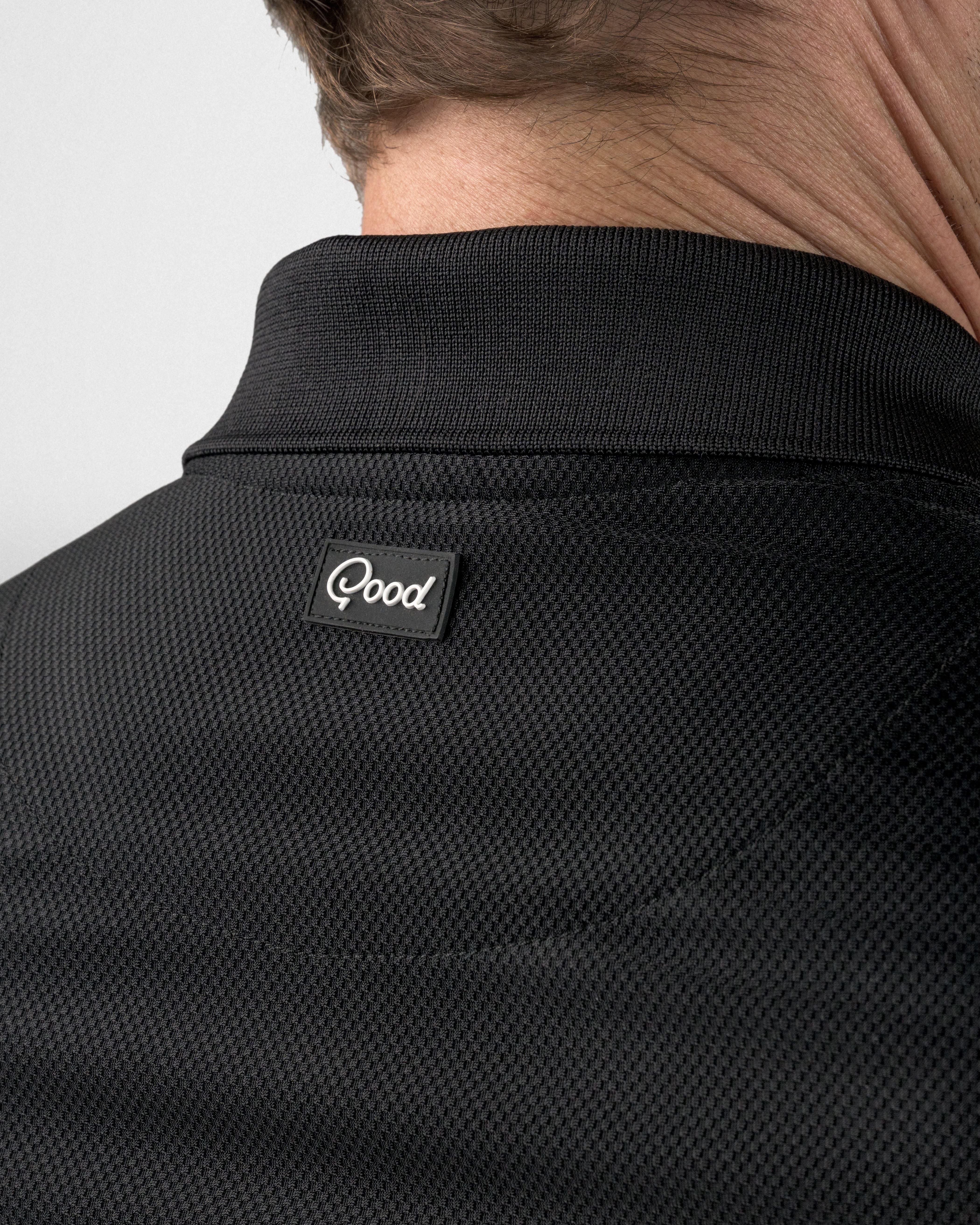 Drive Long Sleeve Textured Polo