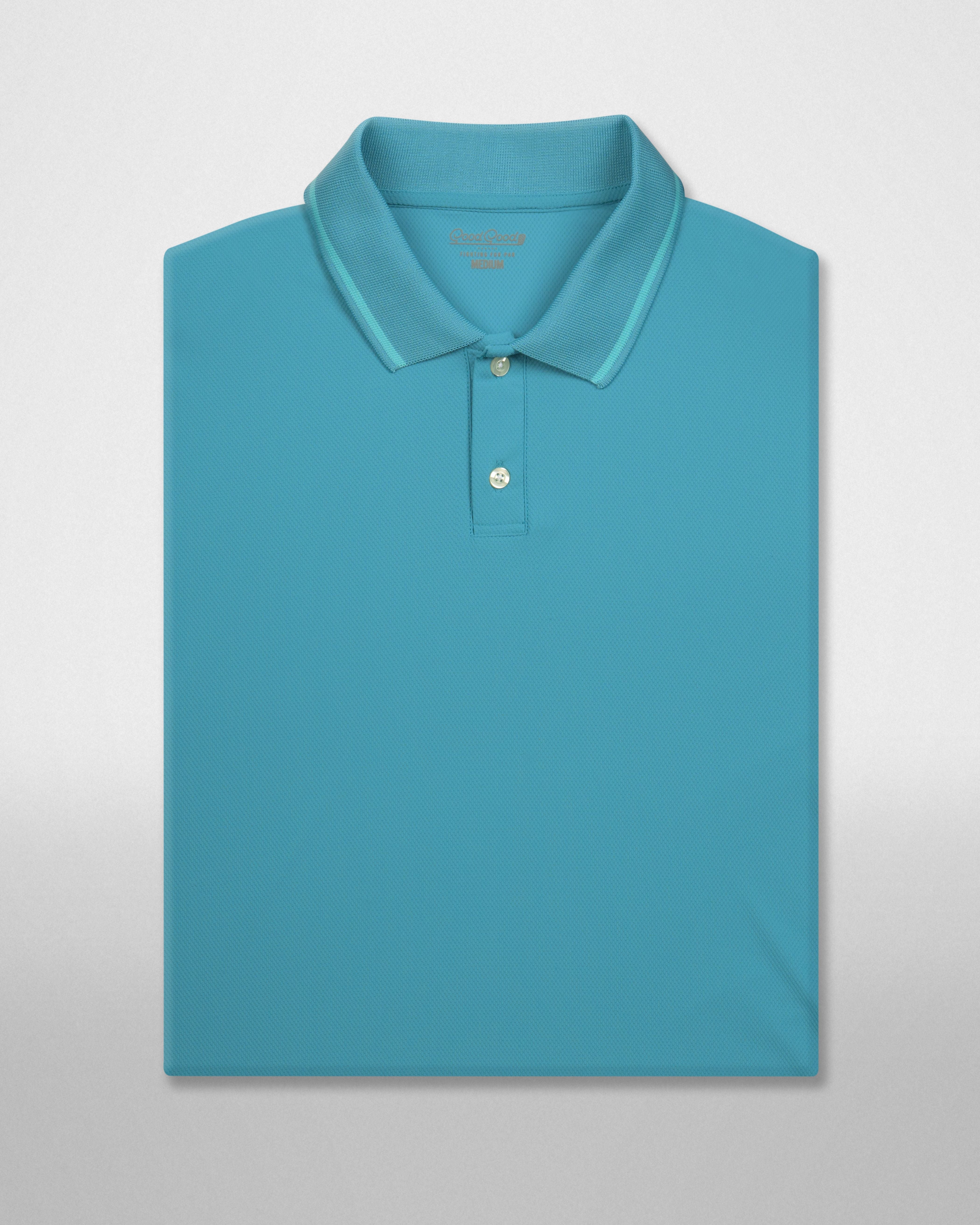 Ocean Eyes Textured Polo