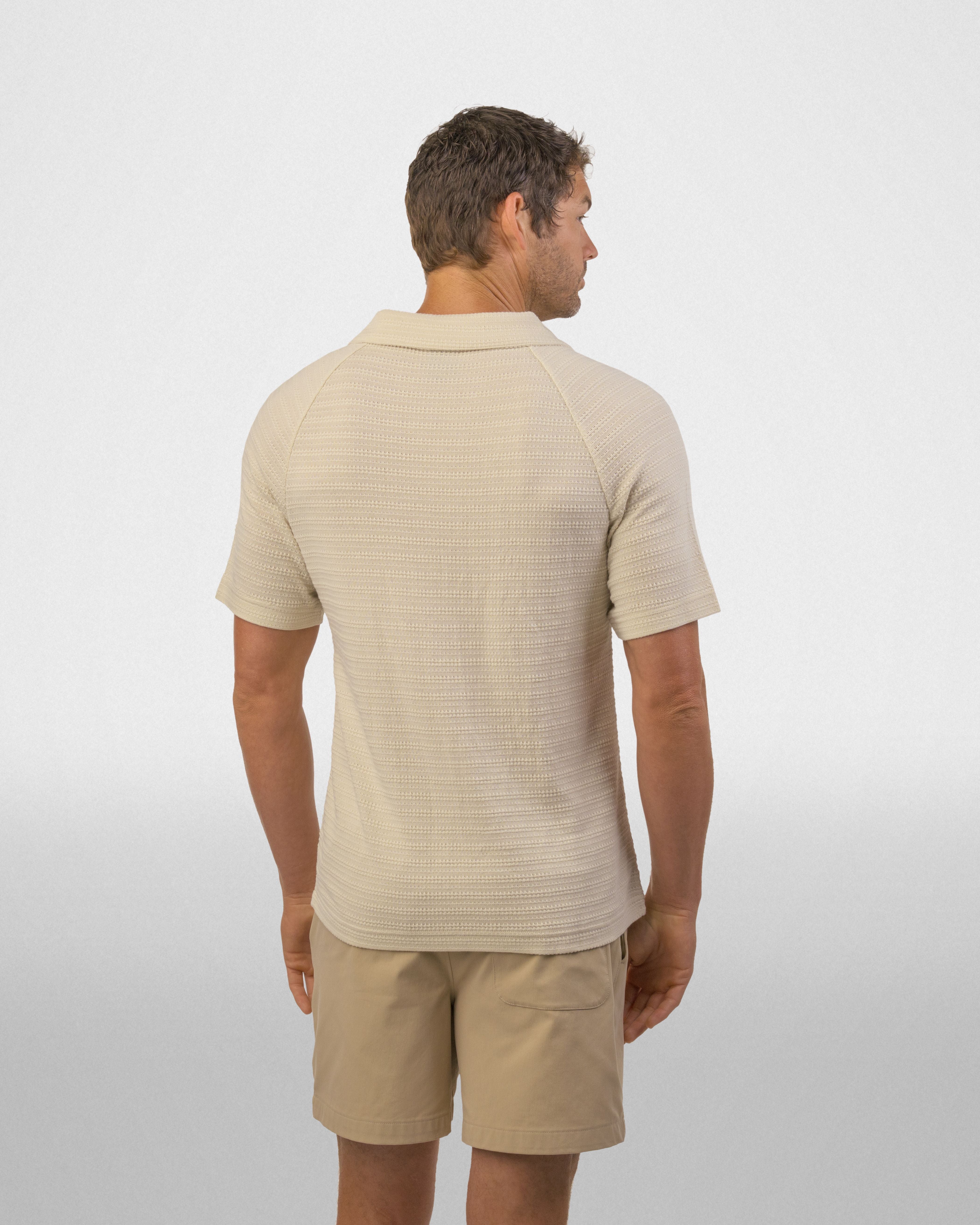 Hazy Day Split Neck Polo