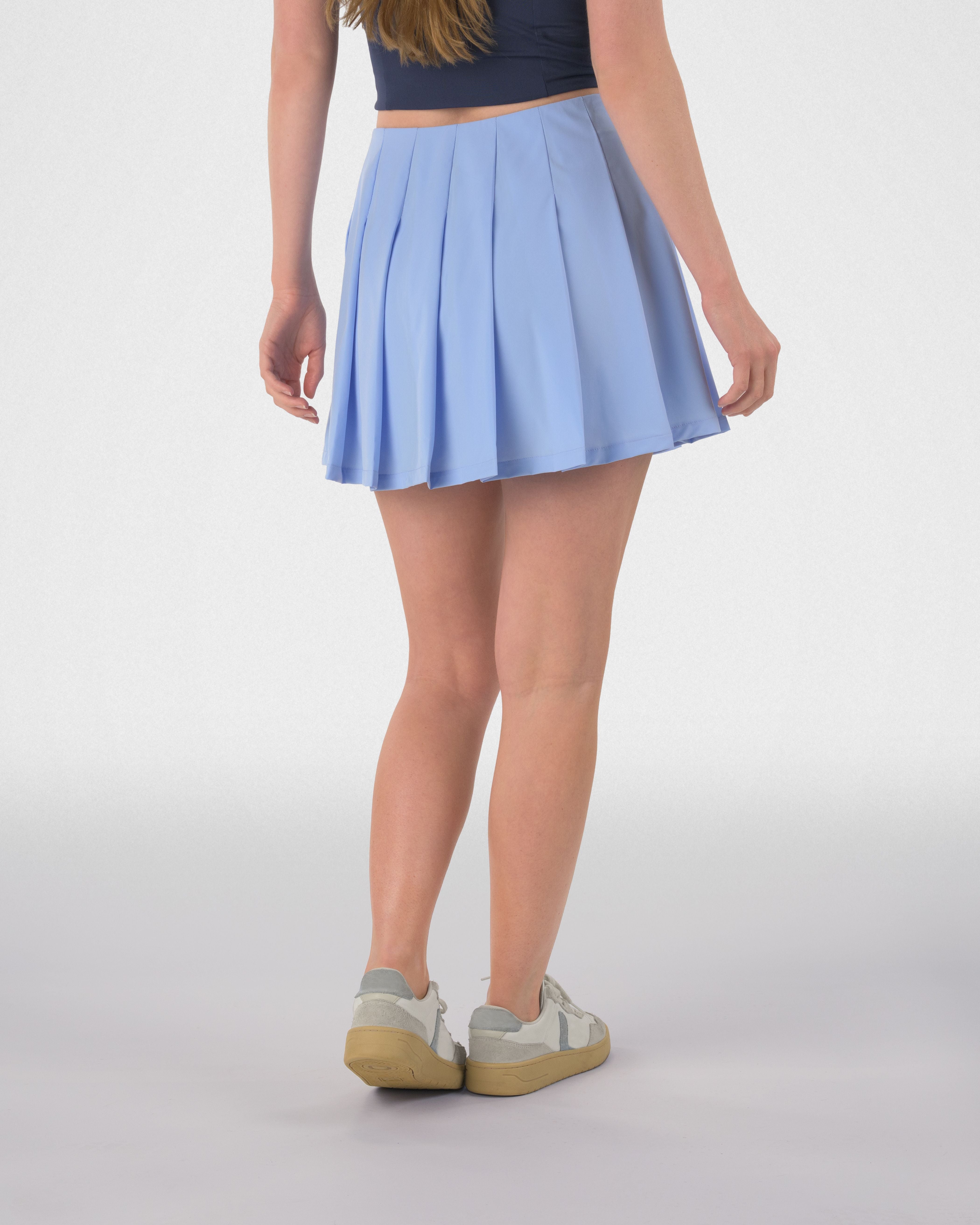 Women's Blueberry Pleated Skirt