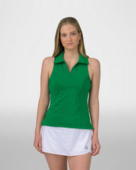 Women's Drain It Sleeveless Split Neck Polo