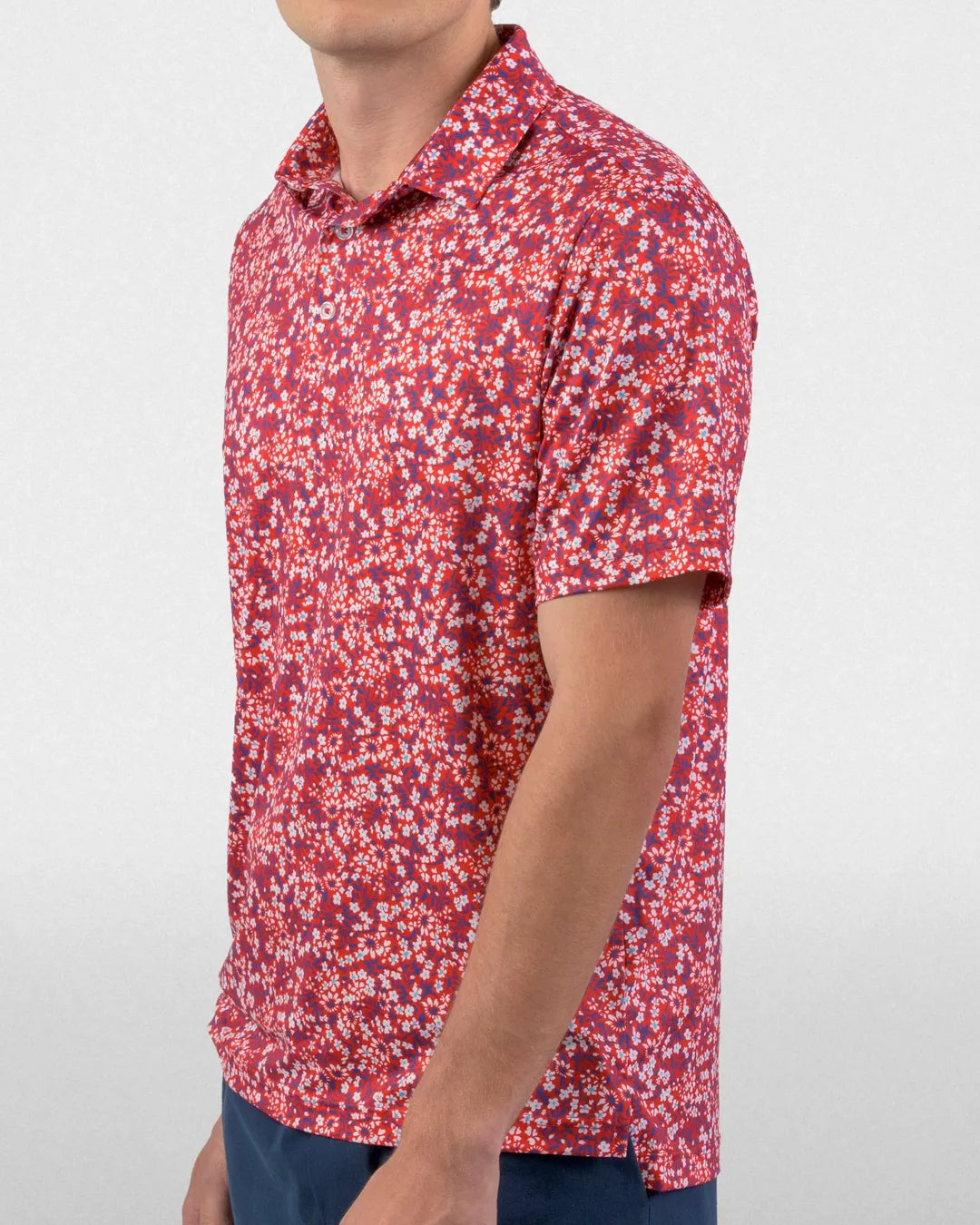 Beachside Floral Polo