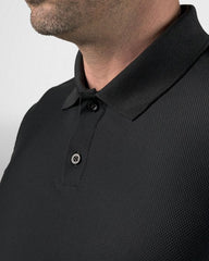 Drive Long Sleeve Textured Polo