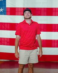 Striped It Polo