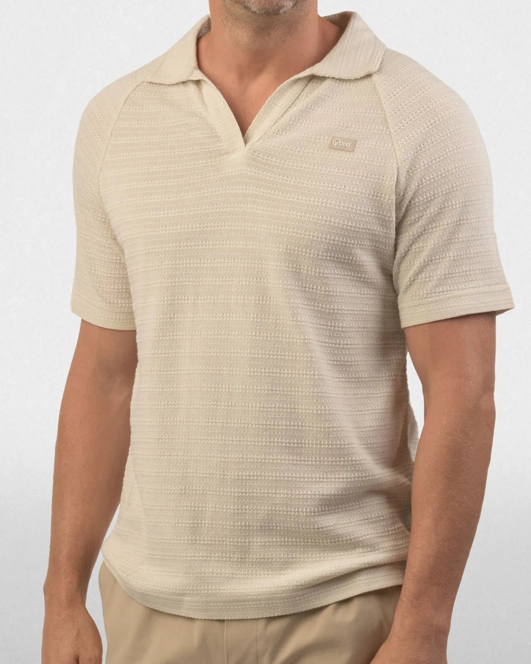 Hazy Day Split Neck Polo