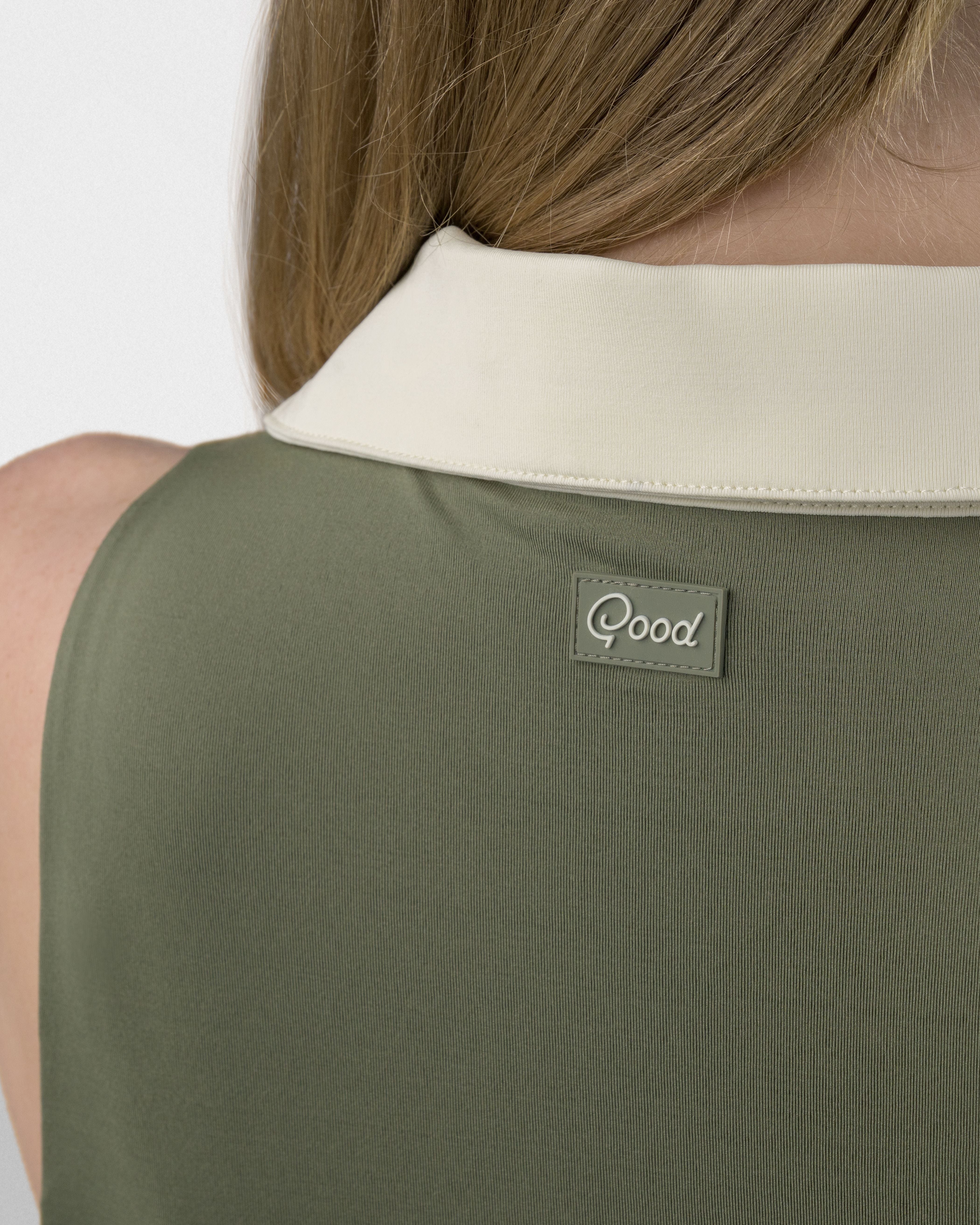 Women's Valid Sleeveless Split Neck Polo