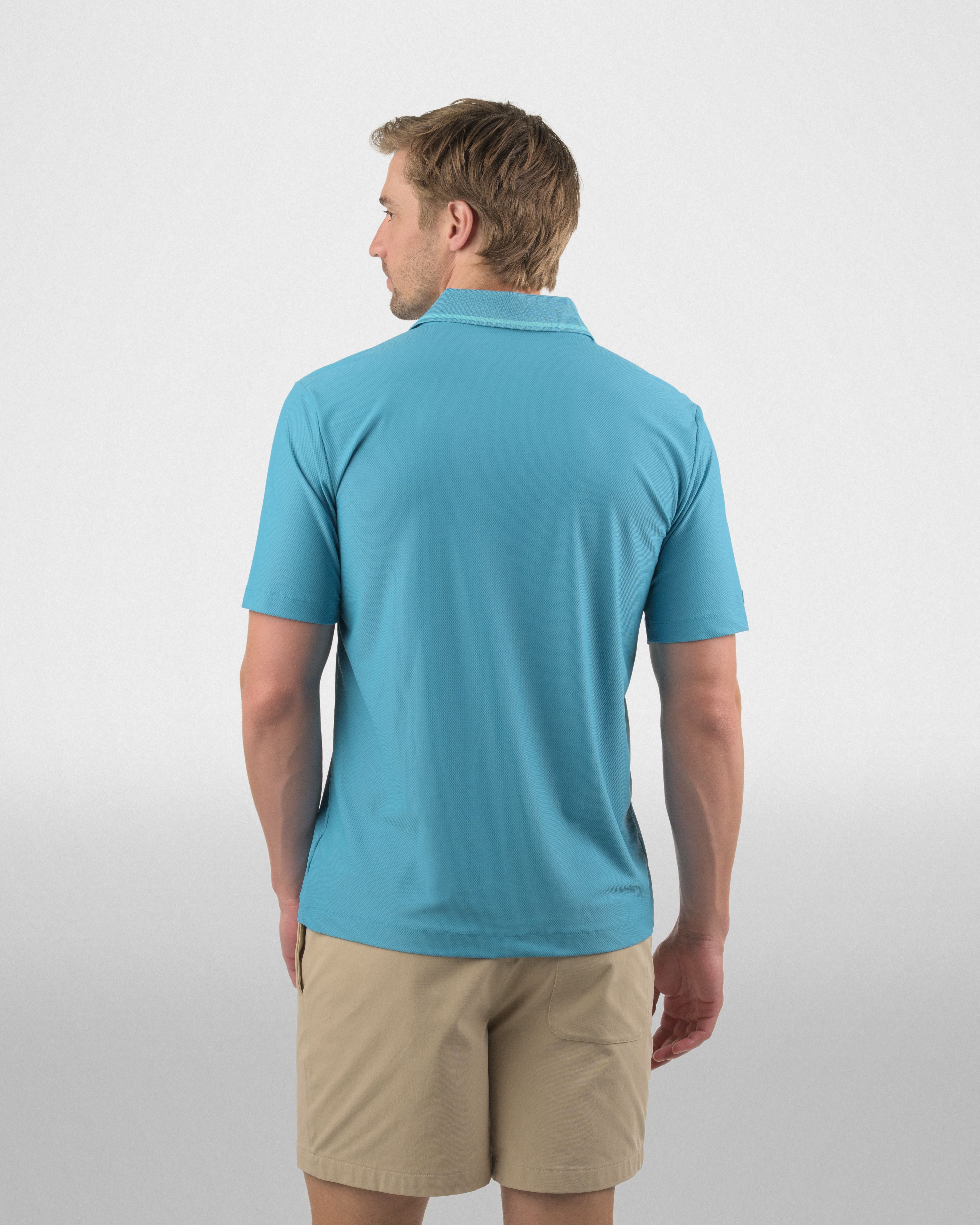 Ocean Eyes Textured Polo