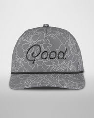 Grey Gloss Rope Hat