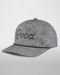Grey Gloss Rope Hat
