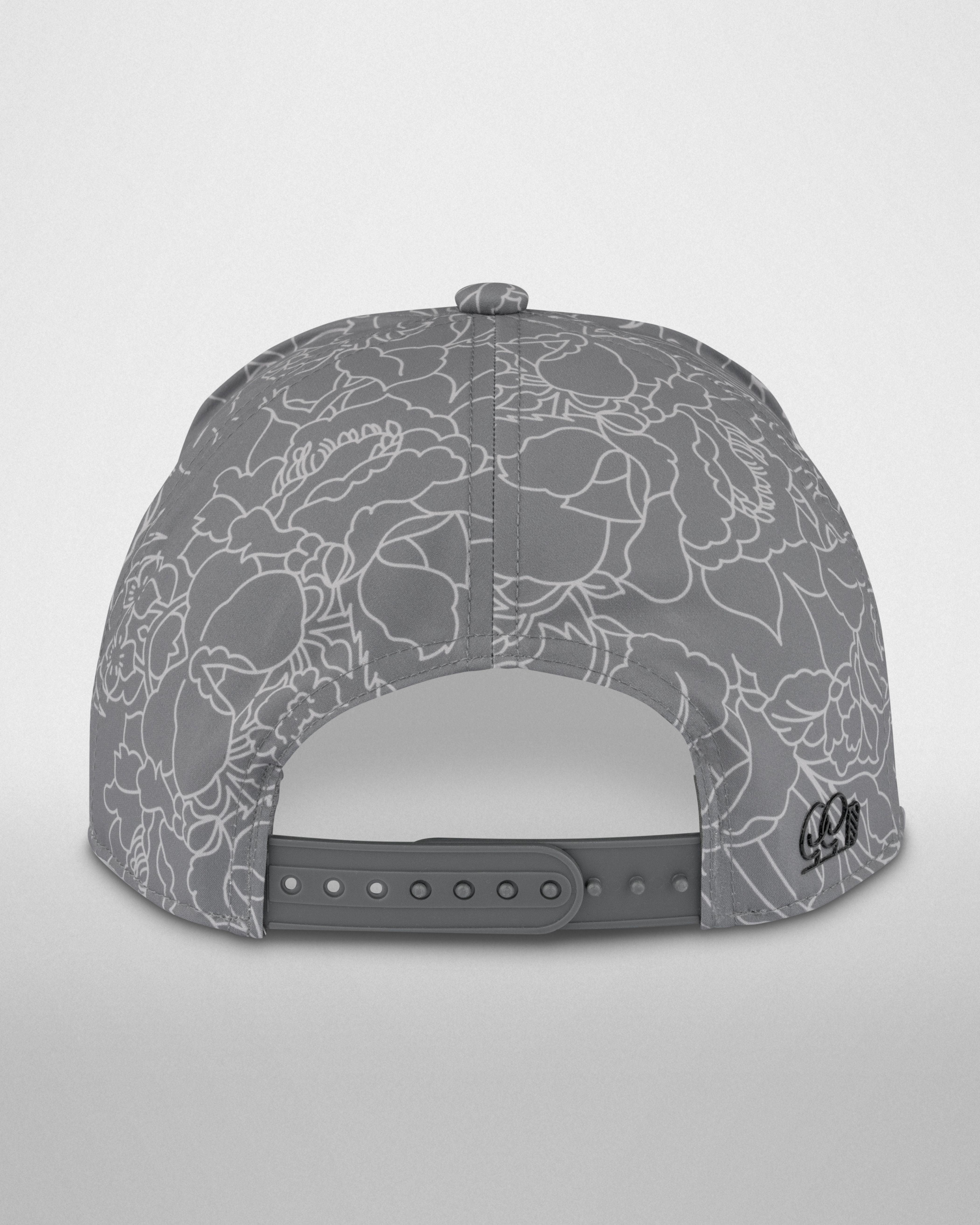 Grey Gloss Rope Hat