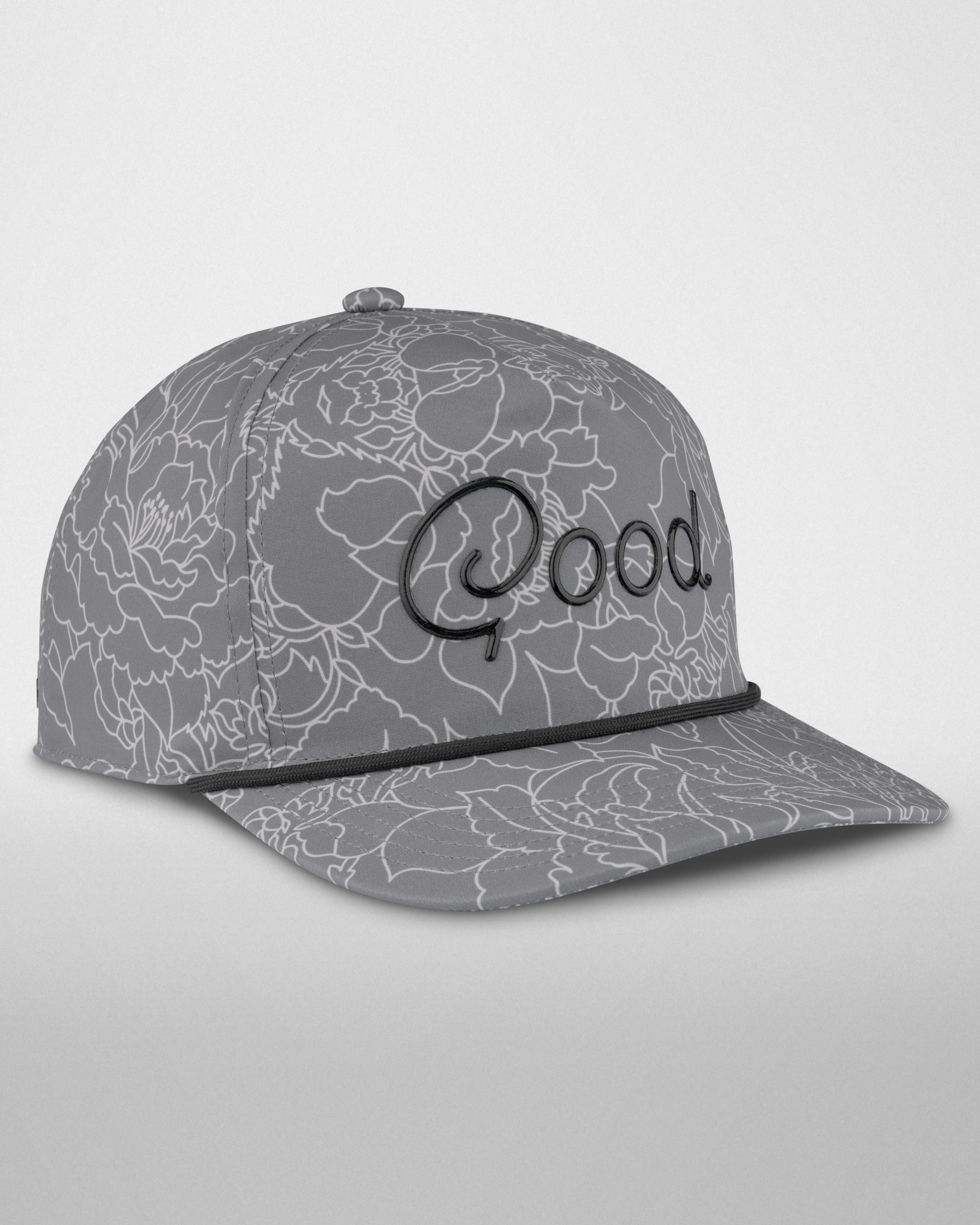 Grey Gloss Rope Hat