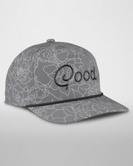 Grey Gloss Rope Hat