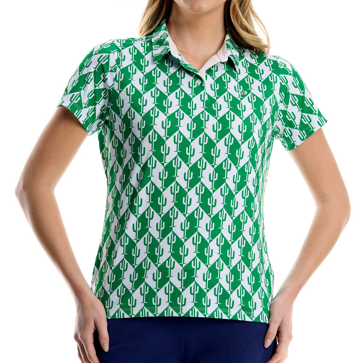 Women's Cactus Chevron Polo