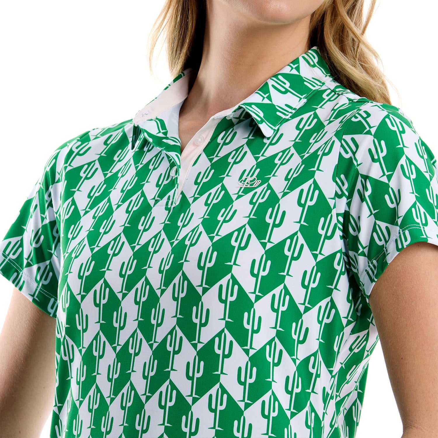 Women's Cactus Chevron Polo