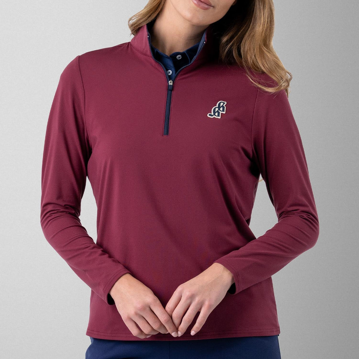 Women's Crimson Q-Zip